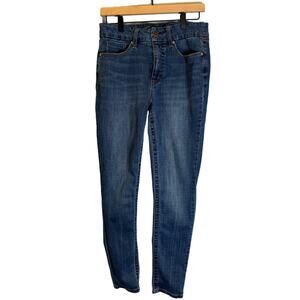 7 For All Mankind Jeans Women's 10 Blue Medium Wash Tummyless High Rise Skinny